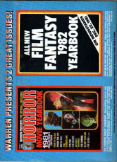 Verso de Creepy (Warren Publishing - 1964) -135- Issue # 135