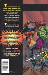 Verso de DC Comics Versus Marvel Comics