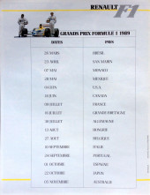 Verso de La rage de gagner (Renault F1) -HS- Retour vers le futur