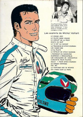 Verso de Michel Vaillant -3b1971'- Le circuit de la peur
