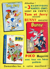 Verso de Jim Taureau (3e Série - SAGE) (1958) -9- Drôle d'accueil !