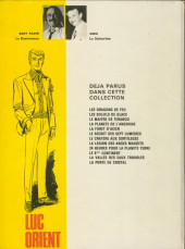 Verso de Luc Orient -3c1977- Le maître de terango