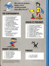 Verso de Johan et Pirlouit -3c1980- Le lutin du bois aux roches