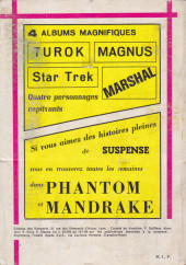 Verso de Daniel Boone -Rec02- Album N°2 (du n°1 au n°2, Héros de l'aventure 19, 23)