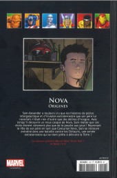 Verso de Marvel Comics : La collection (Hachette) -12794- Nova - Origines