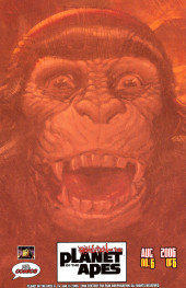 Verso de Revolution on the Planet of the Apes (2005) -6- Explosive Final Issue !