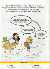 Verso de Le fil de l'Histoire raconté par Ariane & Nino -MR4216- Les Vikings (Marchands et pirates)