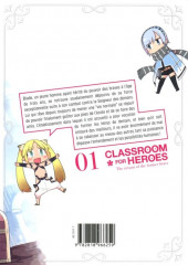 Verso de Classroom for heroes - The return of the former brave -1- Tome 1