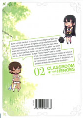 Verso de Classroom for heroes - The return of the former brave -2- Tome 2