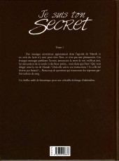 Verso de Je suis ton secret -1- Tome 1