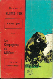 Verso de Plume d'or (Éditions des Remparts) -9- L'ours gris