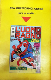 Verso de L'uomo Ragno Vol. 1 (Editoriale Corno - 1970)  -12- Goblin il Maligno