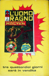 Verso de L'uomo Ragno Vol. 1 (Editoriale Corno - 1970)  -21- L'Atroce Beffa di Goblin