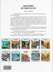 Verso de Histoire de Bretagne -4a1999- 1532-1763, de l'âge d'or aux révoltes