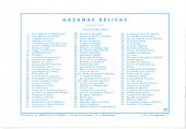 Verso de Hazañas bélicas (Vol.03 - 1950) -93- Posición 