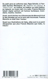 Verso de (AUT) Cabu -1985- Pensées