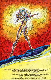 Verso de The saga of Crystar, Crystal Warrior (1983) -1- The sundered throne