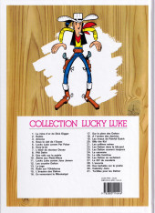 Verso de Lucky Luke -4e2016- Sous le ciel de l'Ouest