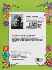 Verso de Chlorophylle (Série verte) -3a1984- Chlorophylle contre les rats noirs