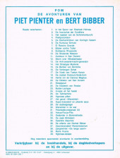 Verso de Piet Pienter en Bert Bibber -6a85- De Kumulus formule