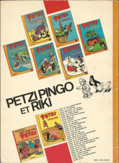Verso de Petzi (1re Série) -29a1981- Radio-Petzi