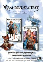 Verso de Granblue Fantasy -1Extrait- Tome 1