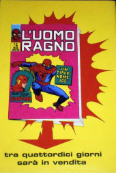 Verso de L'uomo Ragno Vol. 1 (Editoriale Corno - 1970)  -31- C'era una volta un Robot