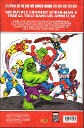 Verso de Décennies - Marvel dans les années ... -3- Années 60 - Spider-Man rencontre l'univers Marvel