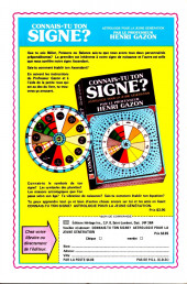 Verso de Tweety et Sylvester (Éditions Héritage) -2- Fan Club