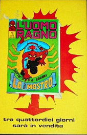 Verso de L'uomo Ragno Vol. 1 (Editoriale Corno - 1970)  -58- Medusa