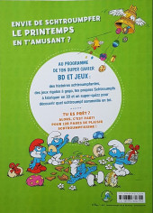 Verso de Les schtroumpfs (Jeux) - Ton super cahier bd et jeux schtroumpfs