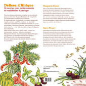 Verso de Délices d'Afrique - 50 recettes pour petits moments de confidences à partager