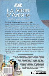 Verso de (AUT) Ange -R03- Les Trois Lunes de Tanjor - livre troisième : La Mort d'Ayesha