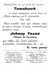 Verso de Tomahawk (Éditions du Puits-Pelu) -2- Aigle noir