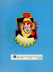Verso de Archie (Éditions Héritage - 1970) -HS- Temps des jeux