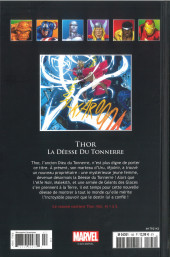 Verso de Marvel Comics : La collection (Hachette) -142107- Thor - La Déesse du Tonnerre