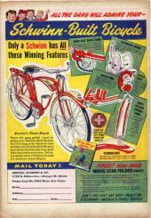 Verso de Mary Marvel (Fawcett - 1945) -24- The World's Mightiest Girl versus the Nightowl!