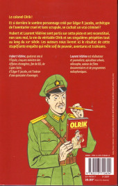 Verso de Blake et Mortimer (Divers) -2019/10- Olrik la biographie non autorisée