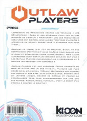 Verso de Outlaw Players -9- Volume 9