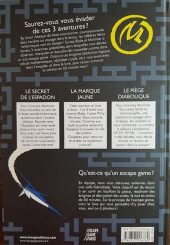 Verso de Blake et Mortimer (Divers) -2018/12- Escape Game - Blake et Mortimer