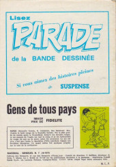Verso de Marshal, le shérif de Dodge city -7- La paye a disparu