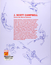 Verso de Marvel Monograph -2- The Art of J. Scott Campbell - The Complete Covers Vol. 1