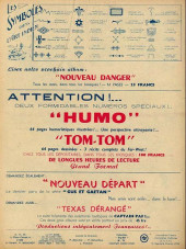 Verso de Big Bill le casseur -79- Tom-Tom Face aux bisons