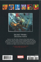 Verso de Marvel Comics : La collection (Hachette) -150113- Secret Wars - Deuxième Partie