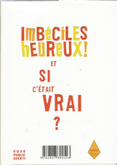 Verso de Imbéciles heureux! -1- Le droit chemin