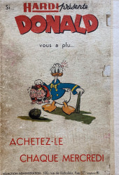 Verso de (Recueil) Donald (Hardi présente) -9bis- Recueil Donald (du n°209 au n°260)