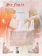 Verso de The art of Red Sonja (2011) -2- Art of Red Sonja Volume 2