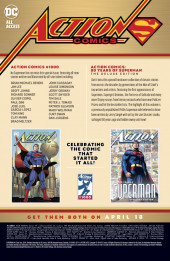Verso de Superman (2016) -44- As A Family We Go