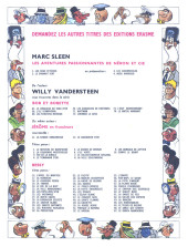 Verso de Néron et Cie (Les Aventures de) (Érasme) -3- Les cavernicoles