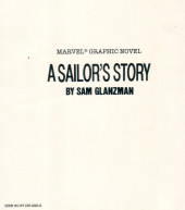 Verso de Marvel Graphic Novel (1982) -30- A Sailor's Story